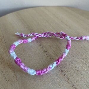 Twyla Bracelet, anklet, trendy, comfortable, tie, embroidery thread, woven, gift
